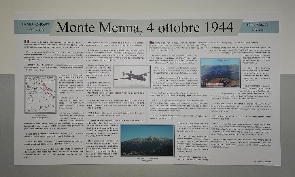 41 Inaugurazione Memoriale caduti B24 Liberator a Zorzone.JPG